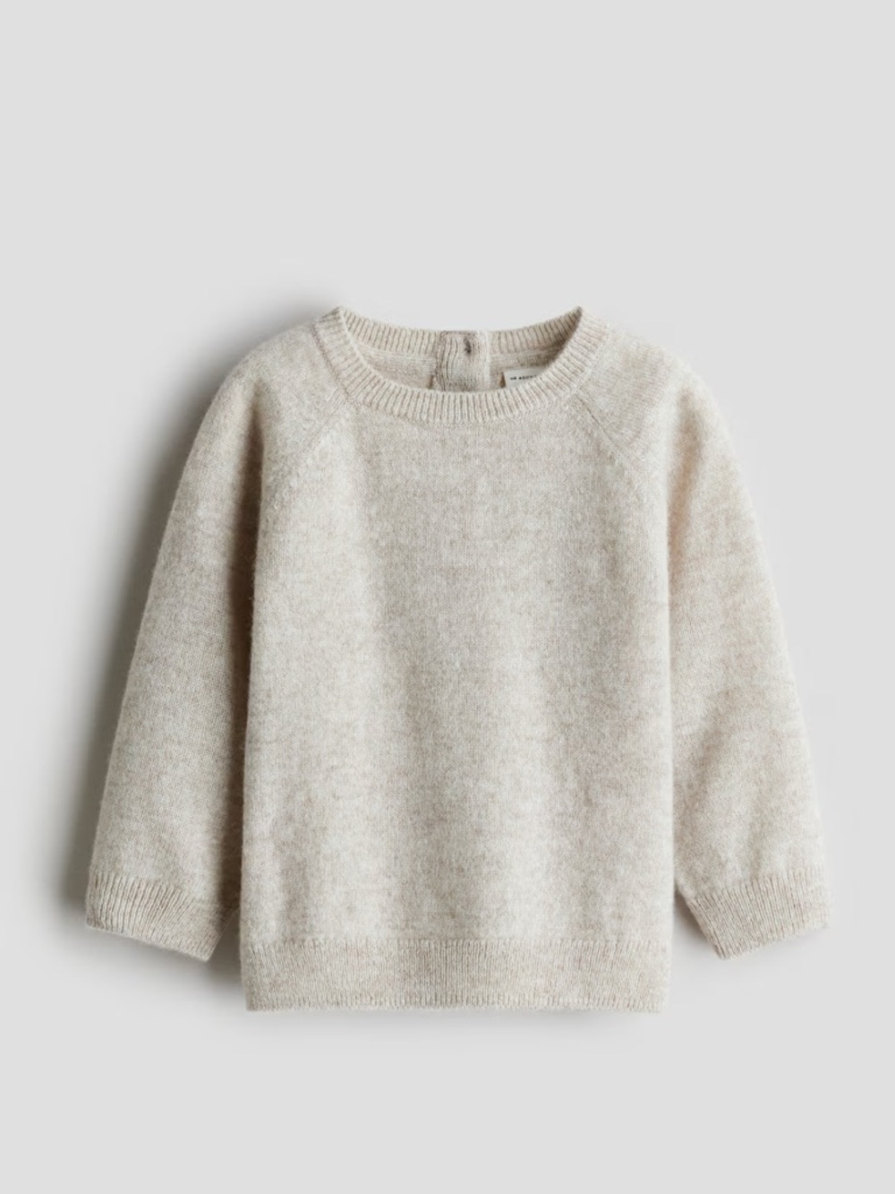 H&M Adorable Cashmere Cozy Knit Sweater&Pant Set - Light Beige